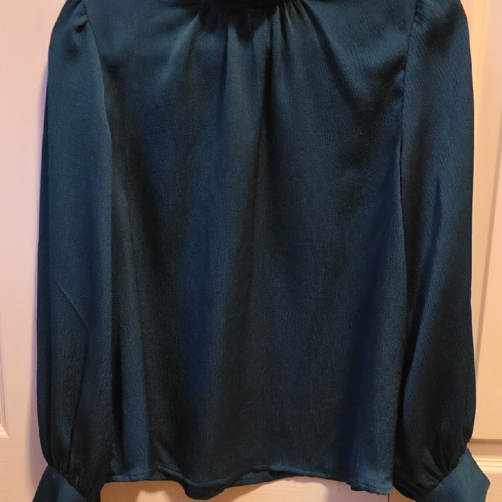 Nine West Teal Blouse